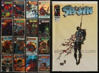 5m0446 LOT OF 17 SPAWN COMIC BOOKS 1990s the Image Comics superhero!