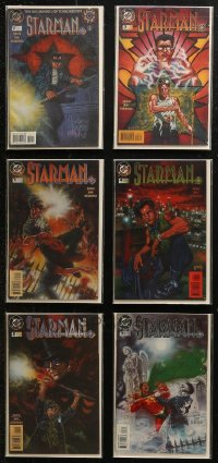 5m0476 LOT OF 6 STARMAN COMIC BOOKS 1994-1995 the DC Comics superhero, the first six issues!
