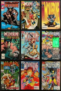 5m0462 LOT OF 9 WOLVERINE COMIC BOOKS 1990s the Marvel Comics superhero from the X-Men!