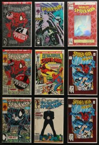 5m0463 LOT OF 9 SPIDER-MAN COMIC BOOKS 1990s the Marvel Comics superhero!
