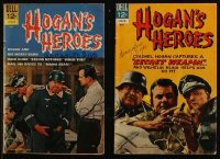 5m0494 LOT OF 2 HOGAN'S HEROES COMIC BOOKS 1960s from the popular TV show!