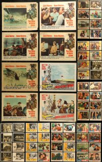 5m0639 LOT OF 88 LOBBY CARDS 1960s mostly complete sets from a variety of different movies!