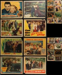 5m0668 LOT OF 40 LOBBY CARDS 1930s-1940s incomplete sets from a variety of different movies!