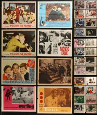5m0674 LOT OF 32 LOBBY CARDS 1950s-1960s incomplete sets from a variety of different movies!