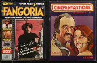 5m0924 LOT OF 2 MAGAZINES 1974-1979 Fangoria, Cinefantastique, great images & articles!