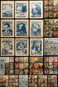 5m0834 LOT OF 143 PICTURE SHOW ENGLISH MOVIE MAGAZINES 1931-1949 great celebrity images & articles!