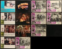 5m0697 LOT OF 13 LOBBY CARDS 1960s-1980s incomplete sets from a variety of different movies!