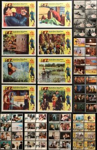 5m0634 LOT OF 96 LOBBY CARDS 1960s-1980s complete sets from a variety of different movies!
