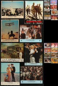 5m0681 LOT OF 24 NON-U.S. LOBBY CARDS 1950s-1970s incomplete sets from a variety of movies!