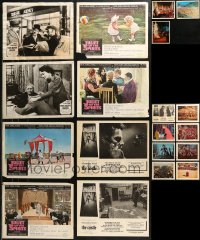 5m0689 LOT OF 19 LOBBY CARDS AND COLOR 11X14 STILLS 1940s-1960s a variety of movie scenes!