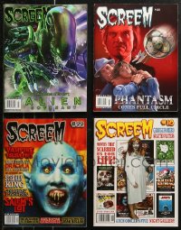 5m0910 LOT OF 4 SCREEM MOVIE MAGAZINES 2009-2017 Alien Covenant, Phantasm, Vampires & more!
