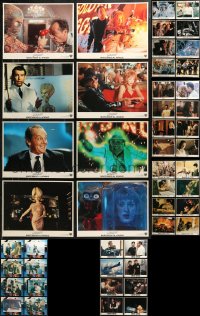 5m0655 LOT OF 64 SPANISH LANGUAGE LOBBY CARDS 1970s-2000s complete sets from a variety of movies!