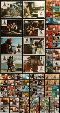 5m0602 LOT OF 148 MEXICAN LOBBY CARDS 1970s mostly complete sets from a variety of movies!