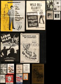 5m0563 LOT OF 17 UNCUT PRESSBOOKS 1930s-1960s advertising a variety of different movies!