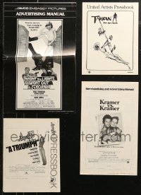 5m0582 LOT OF 5 UNCUT PRESSBOOKS 1970s-1980s advertising a variety of different movies!