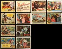 5m0698 LOT OF 12 YVONNE DE CARLO LOBBY CARDS 1940s-1950s great images from several of her movies!
