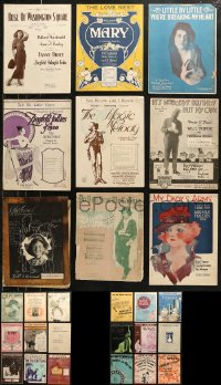 5m0497 LOT OF 31 STAGE PLAY SHEET MUSIC 1910s-1940s a variety of different songs!