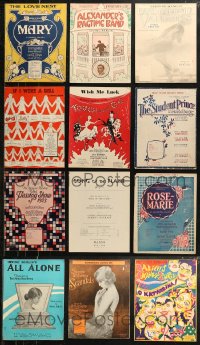 5m0517 LOT OF 12 STAGE PLAY SHEET MUSIC 1920s-1950s a variety of different songs!