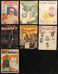 5m0520 LOT OF 7 EDDIE CANTOR SHEET MUSIC 1920s-1930s Sheik of Araby, I Want My Mammy & more!