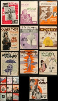 5m0509 LOT OF 19 MOVIE SHEET MUSIC 1920s-1930s a variety of different songs!