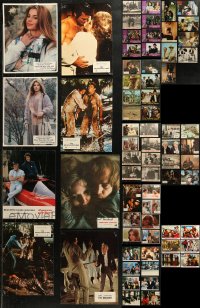 5m0641 LOT OF 86 NON-U.S. LOBBY CARDS 1970s-1990s complete & incomplete sets! from several movies!