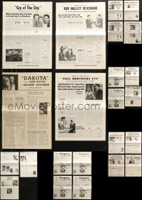 5m0552 LOT OF 23 UNCUT 20TH CENTURY FOX REISSUE PRESSBOOKS R1950s advertising a variety of movies!