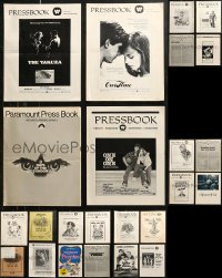 5m0549 LOT OF 24 UNCUT PRESSBOOKS 1970s advertising a variety of different movies!