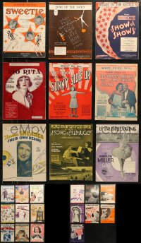 5m0505 LOT OF 25 MOVIE SHEET MUSIC 1920s-1930s a variety of different songs!