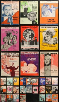 5m0495 LOT OF 34 MOVIE SHEET MUSIC 1930s a variety of different songs!