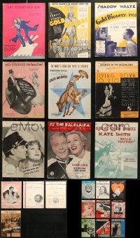 5m0498 LOT OF 31 MOVIE SHEET MUSIC 1930s a variety of different songs!