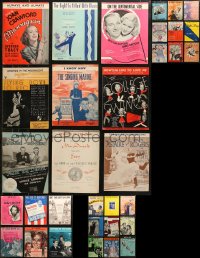 5m0496 LOT OF 33 MOVIE SHEET MUSIC 1930s a variety of different songs!