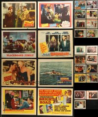 5m0680 LOT OF 27 1950S LOBBY CARDS 1950s great scenes from a variety of different movies!