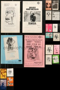 5m0557 LOT OF 20 UNFOLDED UNCUT PRESSBOOKS 1960s-1970s advertising a variety of different movies!