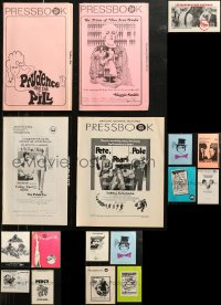5m0547 LOT OF 25 UNFOLDED UNCUT PRESSBOOKS 1960s-1970s advertising a variety of different movies!