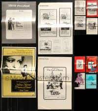 5m0564 LOT OF 17 FOLDED UNCUT PRESSBOOKS 1960s-1970s advertising a variety of different movies!