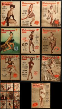 5m0833 LOT OF 19 PICTUREGOER 1955 ENGLISH MOVIE MAGAZINES 1955 great celebrity images & articles!