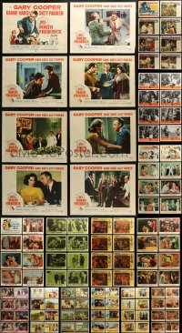5m0627 LOT OF 112 LOBBY CARDS 1960s complete sets from a variety of different movies!