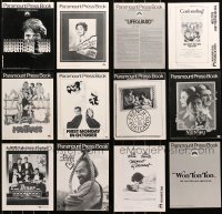 5m0576 LOT OF 12 UNCUT PRESSBOOKS 1970s-1980s advertising a variety of different movies!
