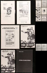 5m0573 LOT OF 14 UNCUT PRESSBOOKS 1970s advertising a variety of different movies!