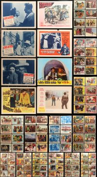 5m0619 LOT OF 128 COWBOY WESTERN LOBBY CARDS 1950s incomplete sets from several movies!