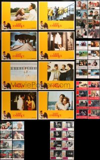 5m0666 LOT OF 47 LOBBY CARDS 1970s-1980s complete sets from a variety of different movies!
