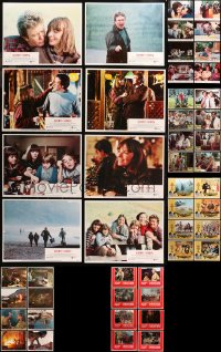 5m0656 LOT OF 64 LOBBY CARDS 1970s-1980s complete sets from a variety of different movies!