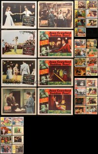 5m0670 LOT OF 39 LOBBY CARDS 1940s-1960s incomplete sets from a variety of different movies!