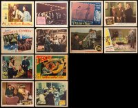 5m0699 LOT OF 12 1940S LOBBY CARDS 1940s great scenes from a variety of different movies!