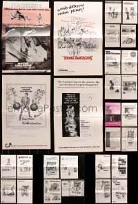 5m0533 LOT OF 32 UNCUT PRESSBOOKS 1960s-1970s advertising for a variety of different movies!