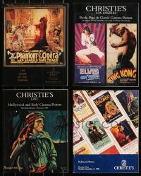 5m0938 LOT OF 4 BRUCE HERSHENSON MOVIE POSTER AUCTION CATALOGS 1990s filled with color images!