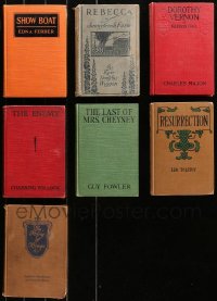 5m0951 LOT OF 7 GROSSET & DUNLAP MOVIE EDITION HARDCOVER BOOKS 1910s-1920s Show Boat & more!