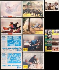 5m0692 LOT OF 17 LOBBY CARDS 1970s-1990s incomplete sets from a variety of different movies!