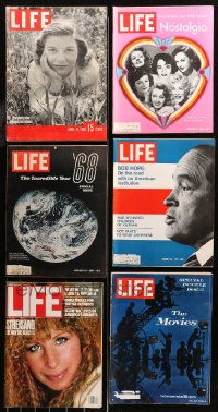 5m0881 LOT OF 8 LIFE MAGAZINES 1940s-1980s filled with great images & articles!