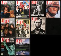 5m0876 LOT OF 9 LIFE MAGAZINES 1980s-1990s filled with great images & articles!